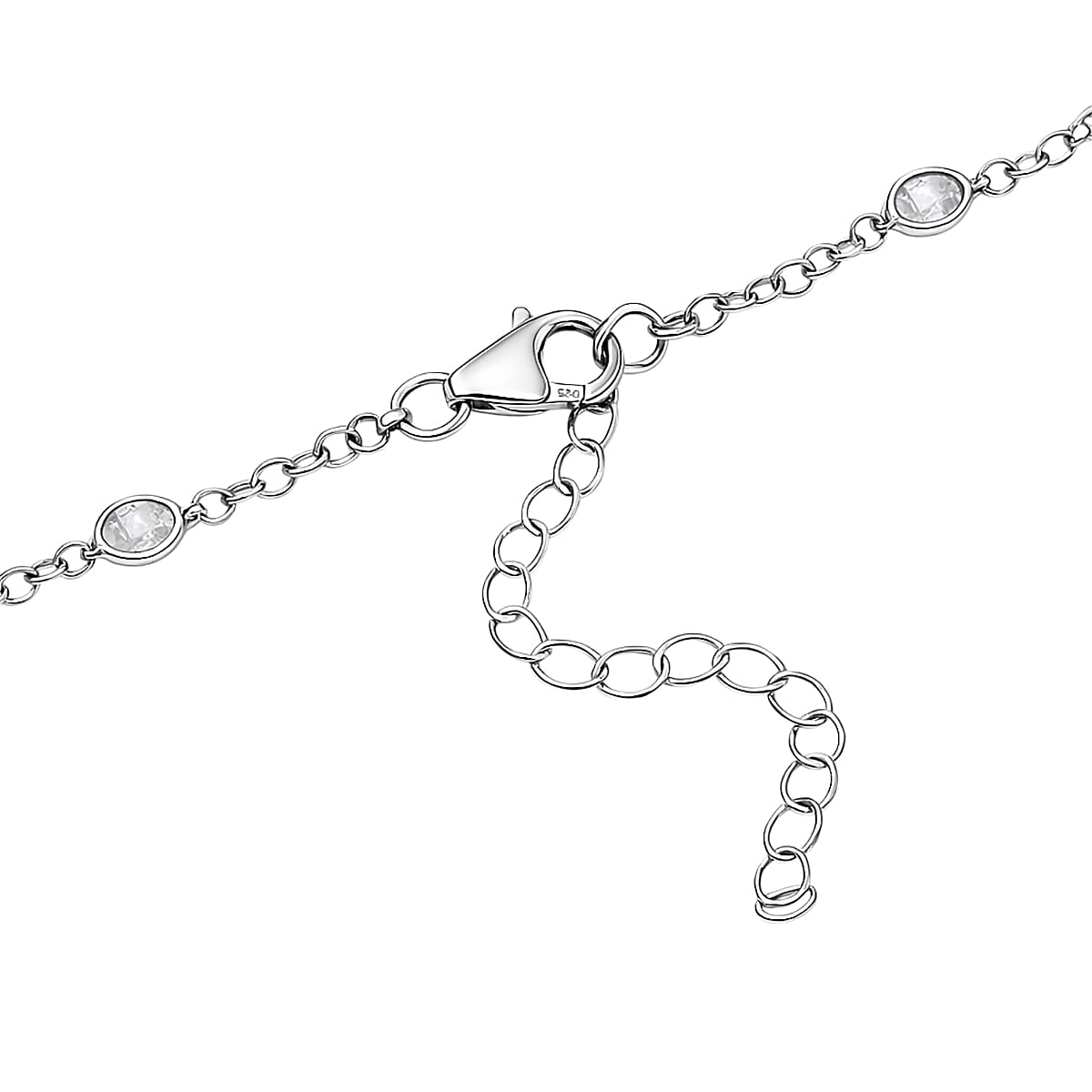 GP Celestial Dream Collection Polki Diamond Butterfly Pendant Necklace in Platinum Over Sterling Silver 3.50 ctw (20 Inches)