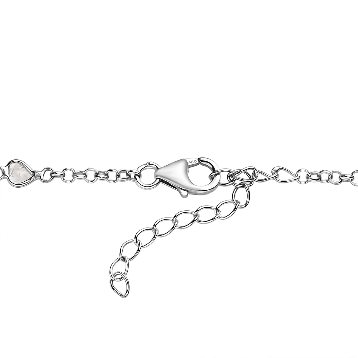 GP Celestial Dream Collection Polki Diamond 3.50 ctw Butterfly Pendant Necklace in Platinum Over Sterling Silver 20 Inches image number 5