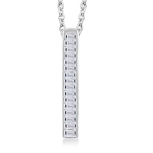 Luxuriant Lab Grown Diamond G-H VS 0.75 ctw Pendant Necklace in Sterling Silver 18 Inches