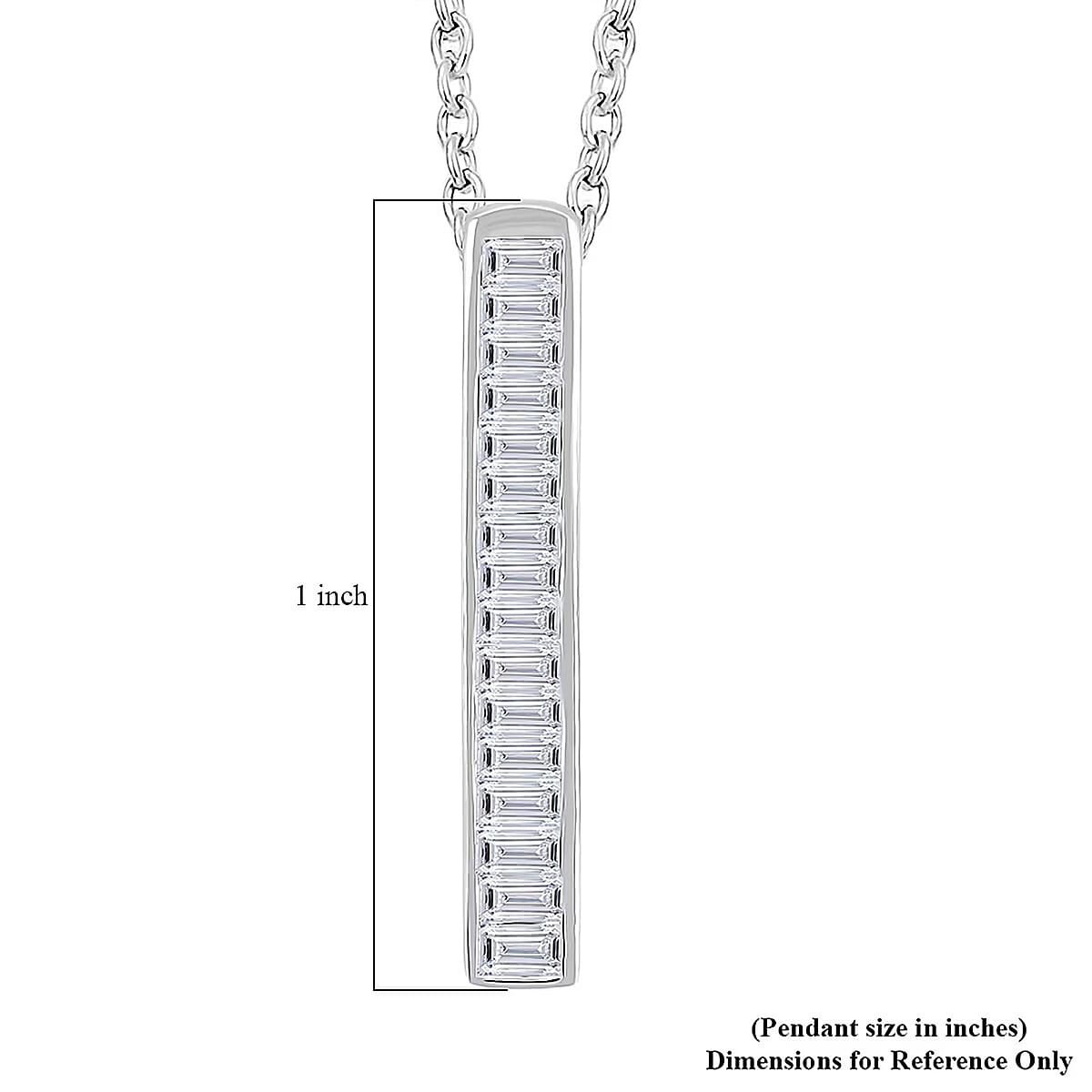 Luxuriant Lab Grown Diamond G-H VS 0.75 ctw Pendant Necklace in Sterling Silver 18 Inches image number 6