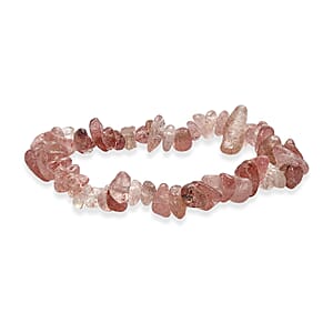 Set of 6 Multi Gemstone 491.90 ctw Chips Stretch Bracelet