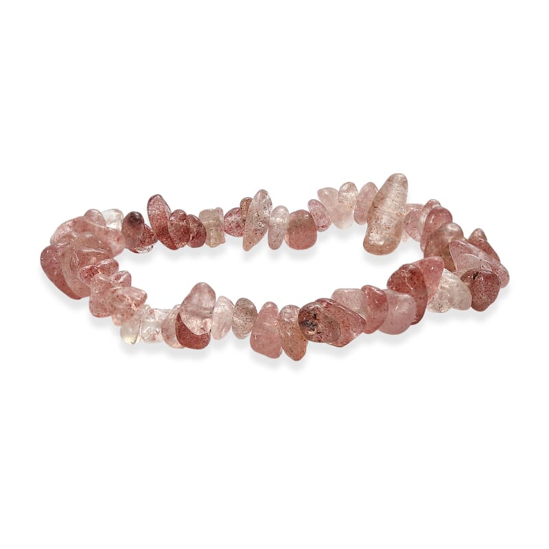 Set of 6 Multi Gemstone 491.90 ctw Chips Stretch Bracelet