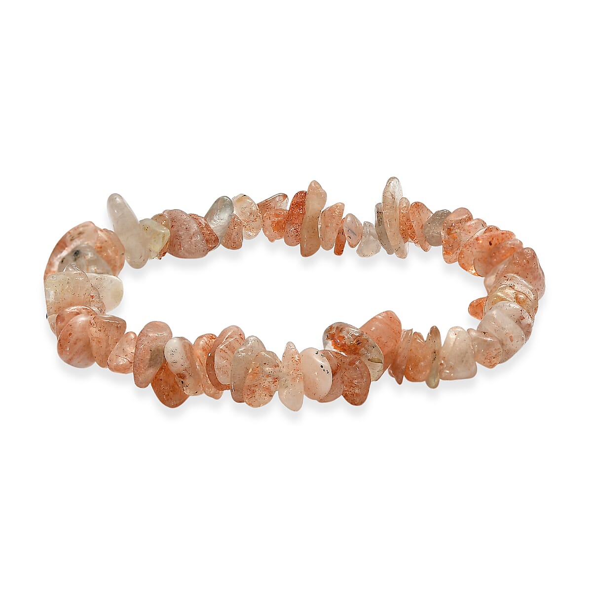 Set of 6 Multi Gemstone 491.90 ctw Chips Stretch Bracelet image number 7