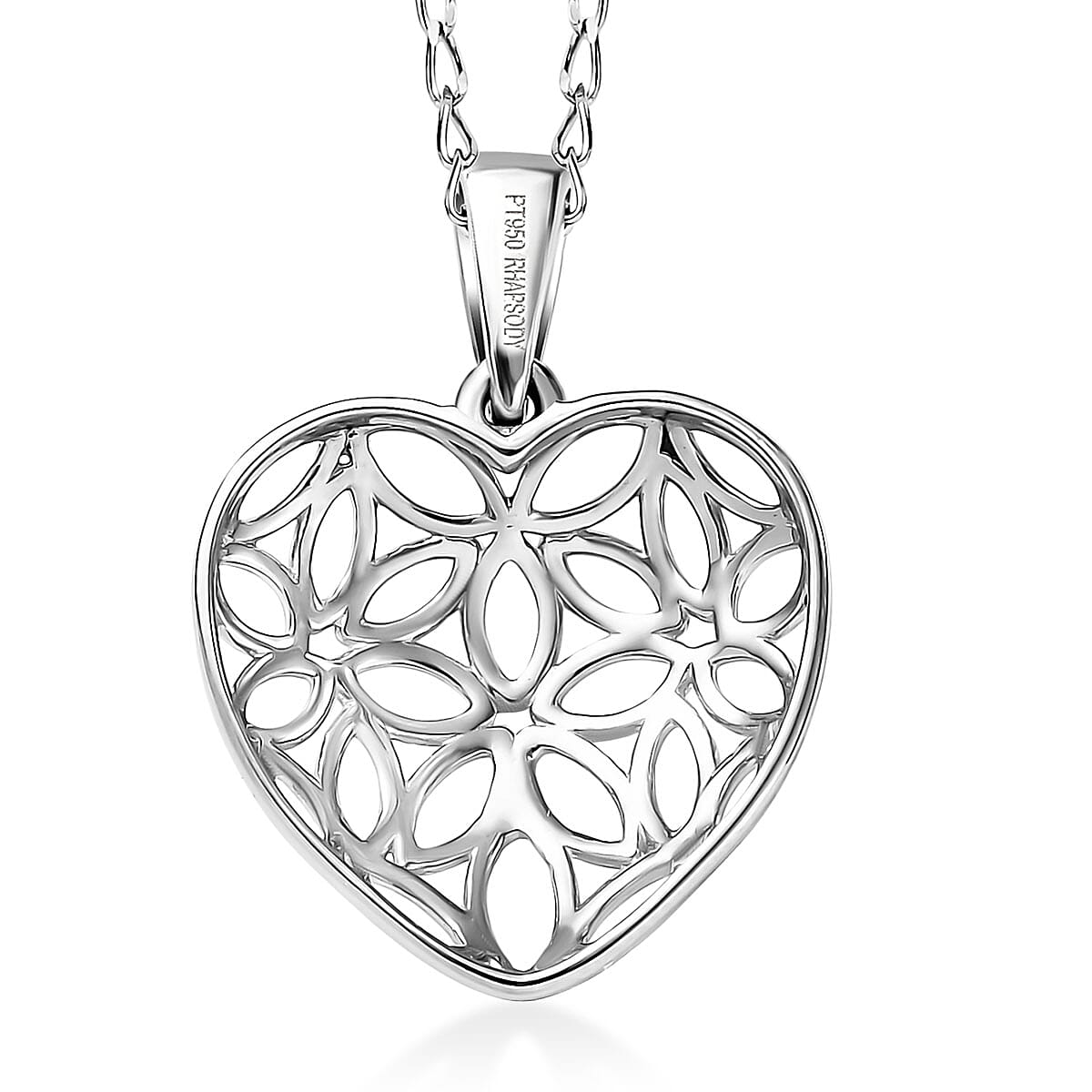 Rhapsody Pendant Necklace in 950 Platinum 6.0 Grams 20 Inches image number 4