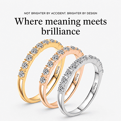 Luxuriant Lab Grown Diamond G SI 1.60 ctw Set of 3 Ring in Sterling Silver (Size 10.0)