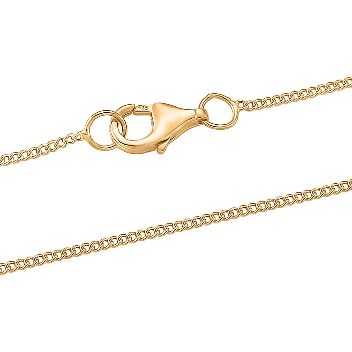 D'Joy Old Mine Cut Moissanite 10.00 ctw Pendant Necklace in 18K Vermeil Yellow Gold Over Sterling Silver 18 Inches image number 5