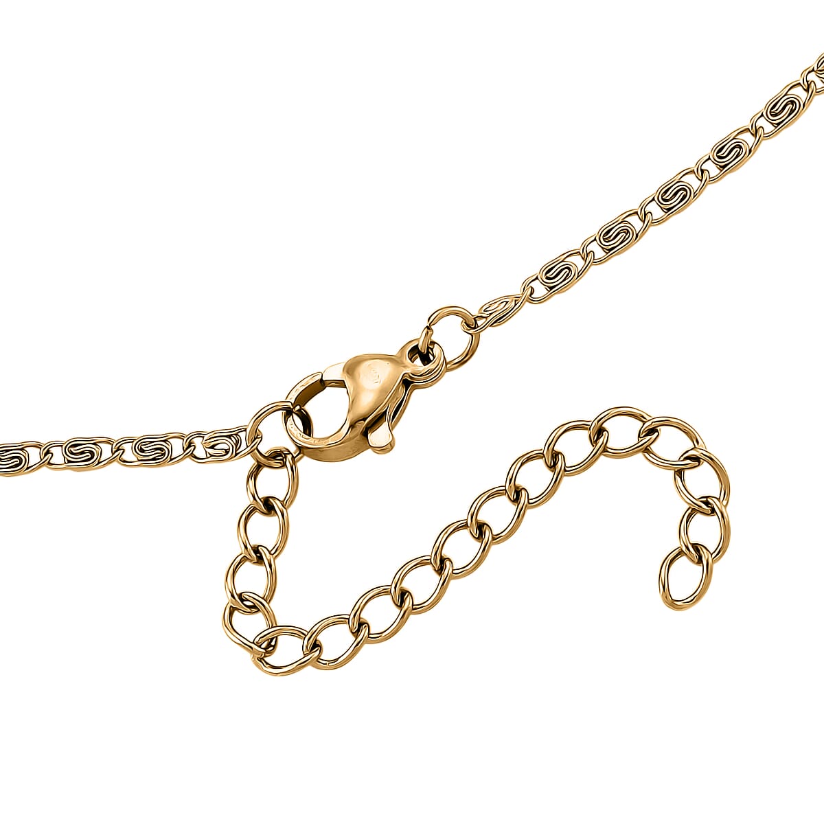 Doorbuster Set of 3 Link, Small Link and Snake Chain Necklace in ION Plated YG Stainless Steel 20-22 Inches image number 5