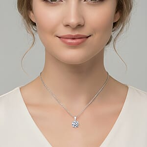 IGI Certified Luxuriant Lab Grown Diamond Solitaire Pendant Necklace in 950 Platinum 5.00 ctw (20 Inches) (E-F, VS)