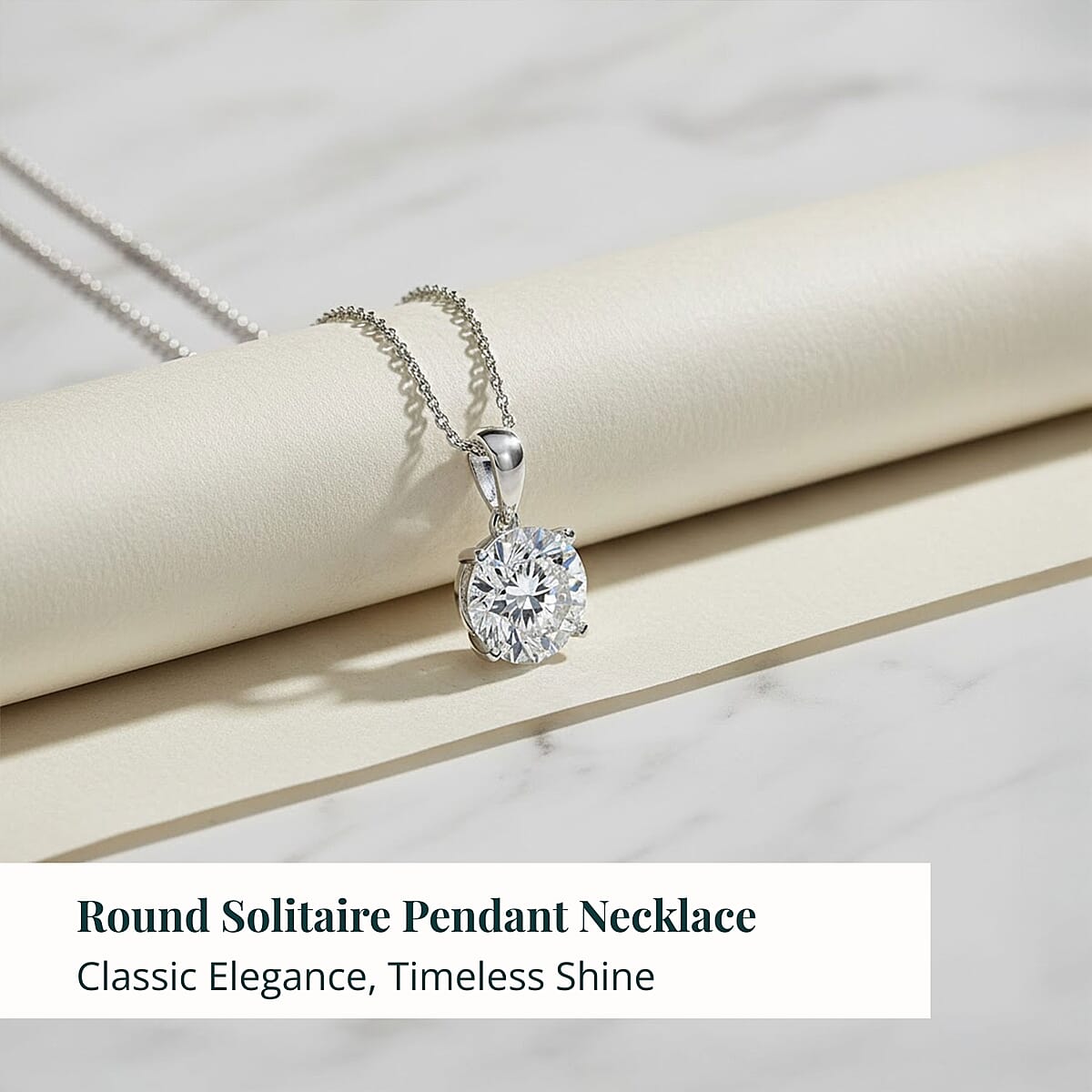  IGI Certified 950 Platinum Luxuriant Lab Grown Diamond (E-F, VS) Pendant Necklace (20 Inches) 5.00 ctw image number 6