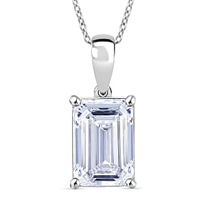 Doorbuster IGI Certified Luxuriant Lab Grown Diamond E-F VS 5.00 ctw Solitaire Pendant Necklace in 950 Platinum 5.50 Grams 20 Inches