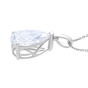 IGI Certified Luxuriant Lab Grown Diamond Solitaire Pendant Necklace in 950 Platinum 5.00 ctw (20 Inches) (E-F, VS)