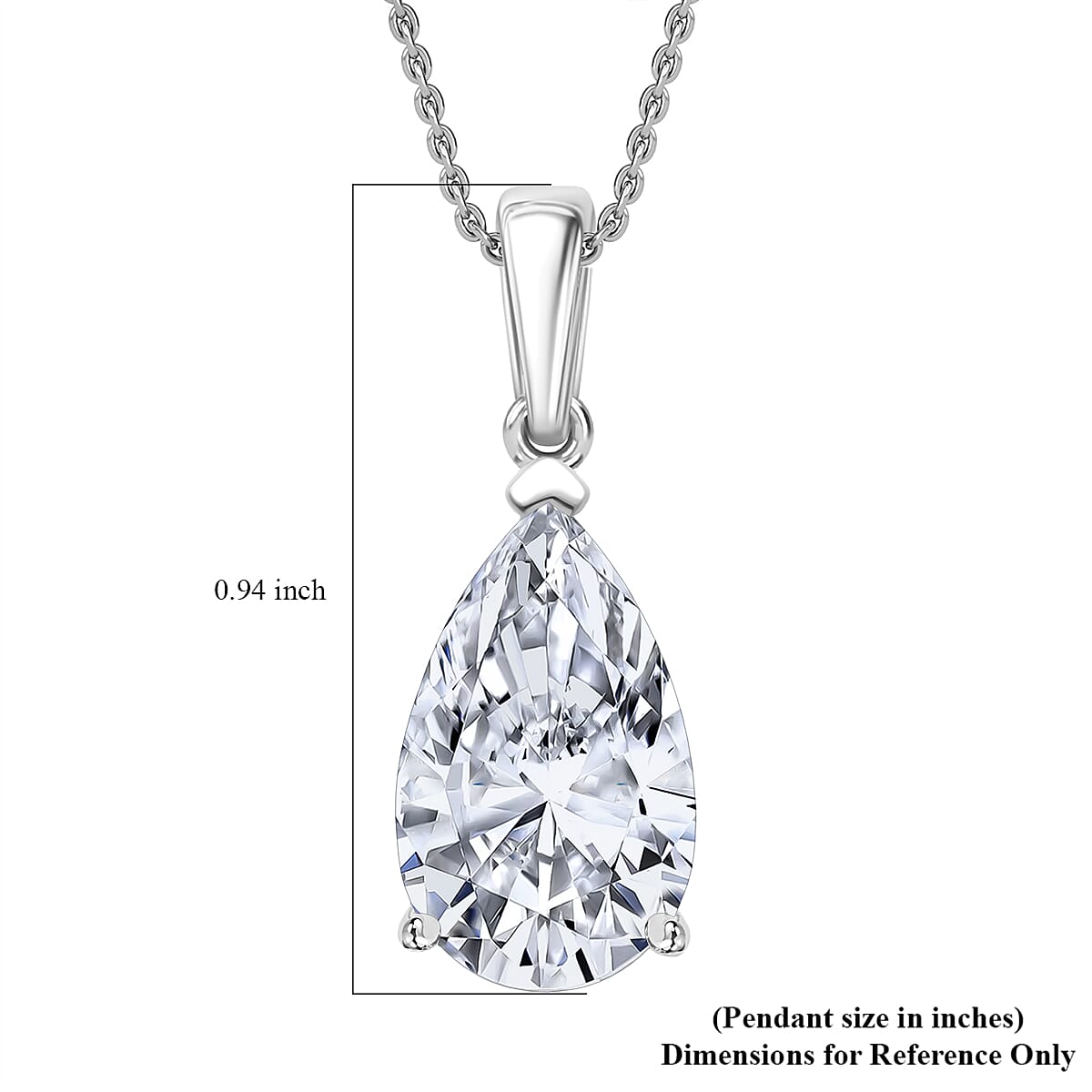 IGI Certified Luxuriant Lab Grown Diamond Solitaire Pendant Necklace in 950 Platinum 5.00 ctw (20 Inches) (E-F, VS) image number 5