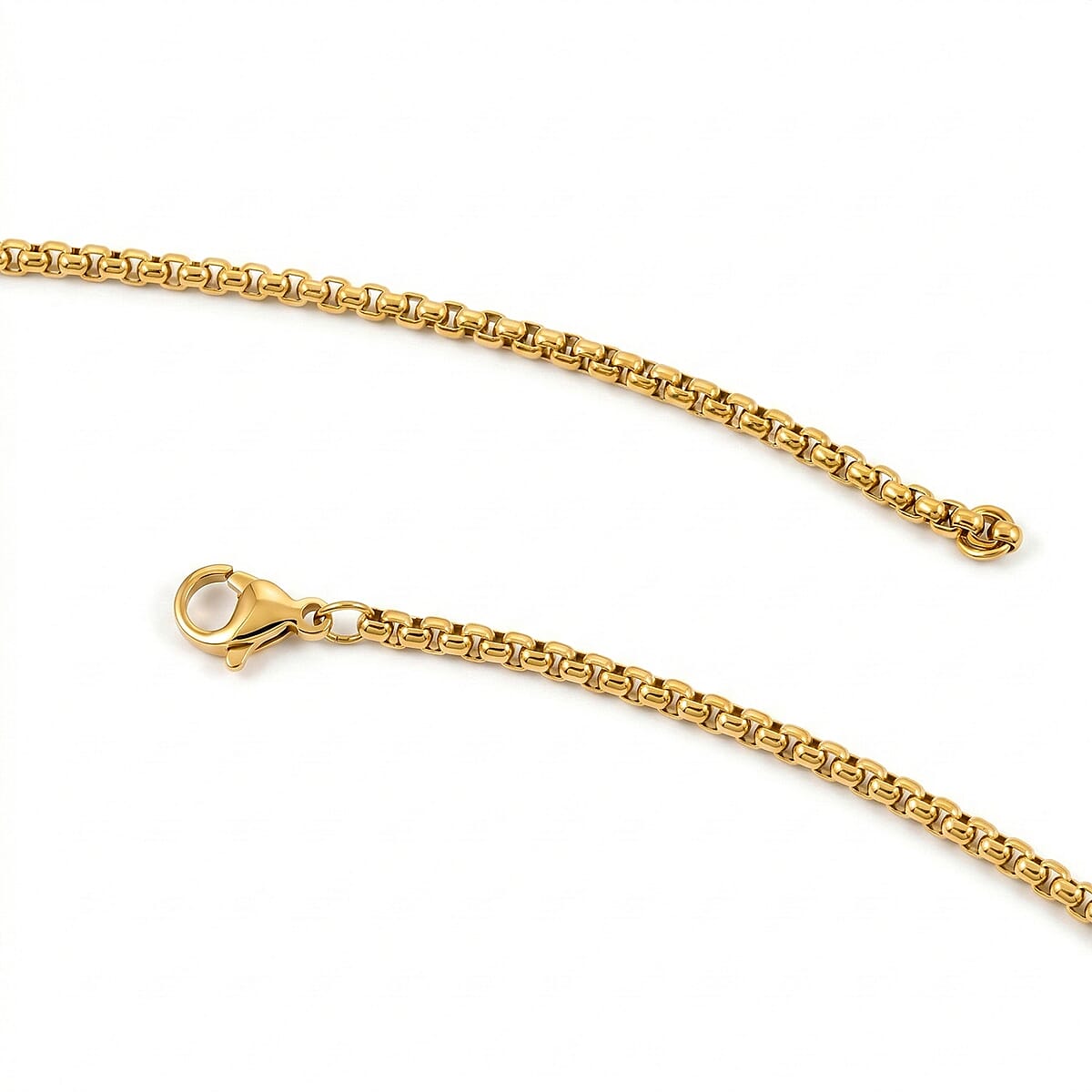 Simulated Diamond 0.85 ctw Lords Prayer Pendant Necklace 22 Inches in ION Plated YG Stainless Steel image number 3