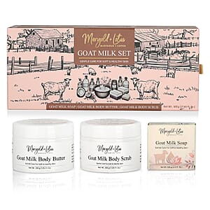 Marigold and Lotus Goat Milk Soap Bar with Botanical Oils & Shea Butter - 3.5oz
