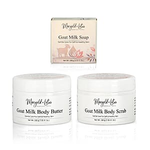 Marigold and Lotus Goat Milk Soap Bar with Botanical Oils & Shea Butter - 3.5oz