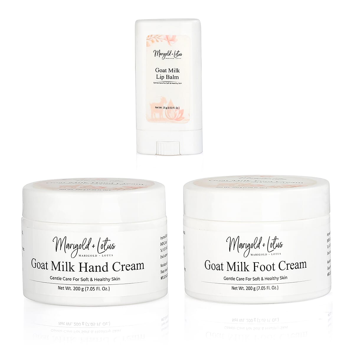 Marigold and Lotus Pure Goat Milk Hand Cream, Vanilla Absolute - Scented - 7.05oz image number 3