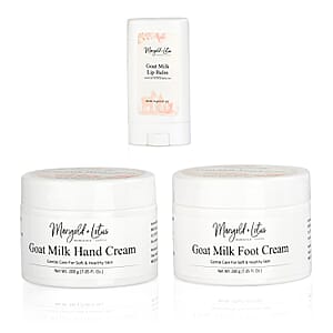 Marigold and Lotus Pure Goat Milk Hand Cream, Vanilla Absolute - Scented - 7.05oz