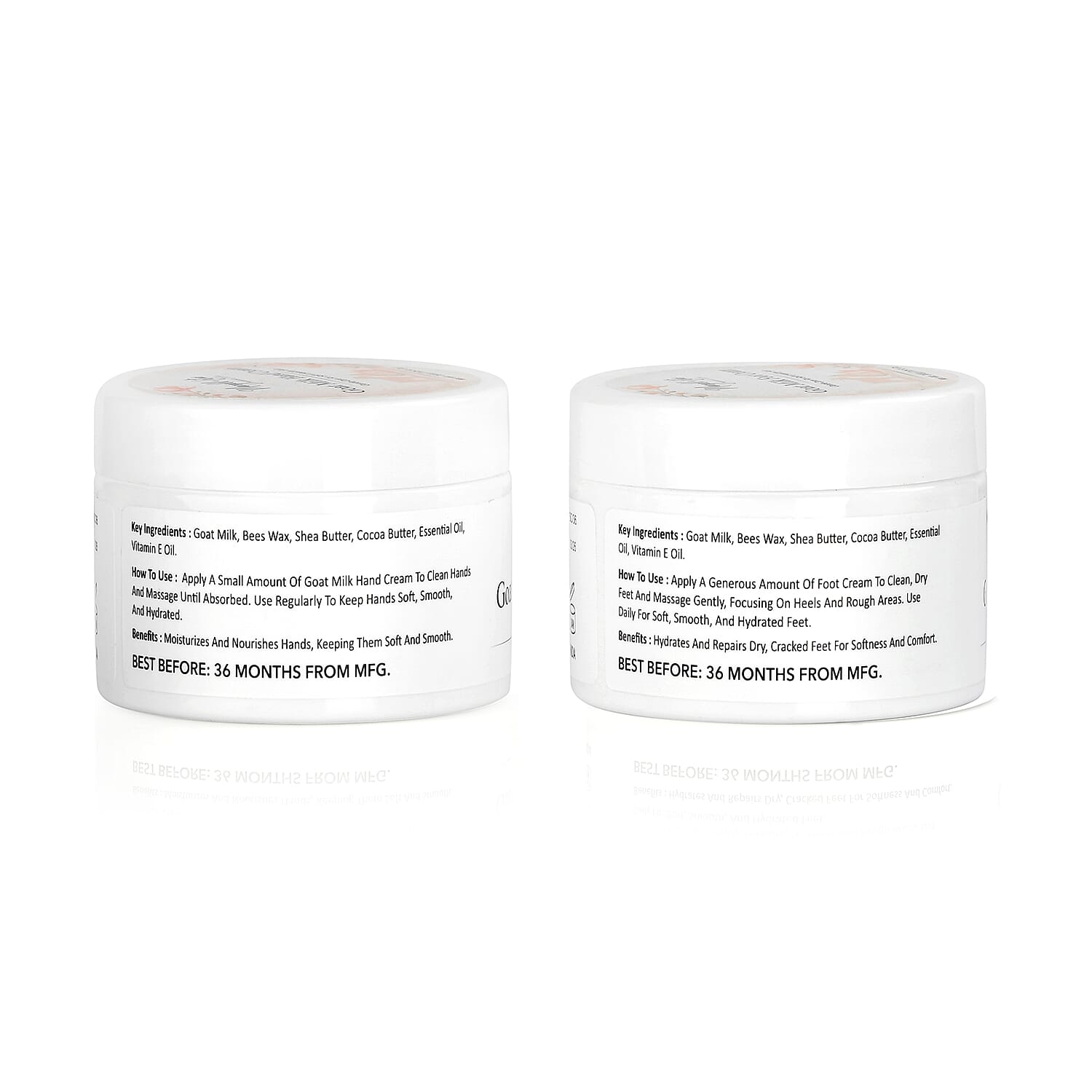 Marigold and Lotus Pure Goat Milk Hand Cream, Vanilla Absolute - Scented - 7.05oz