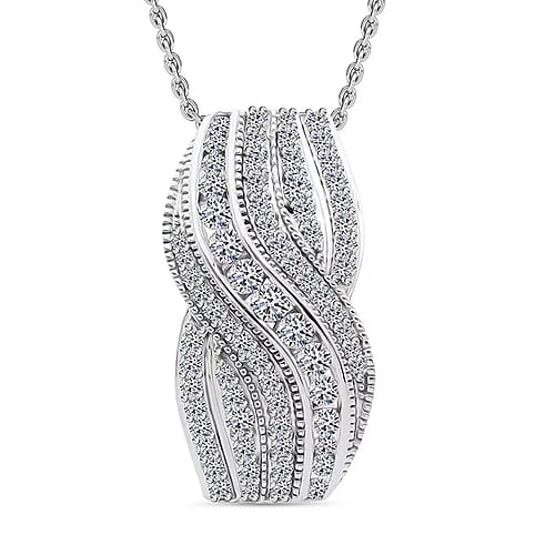 Rhodium Over Sterling Silver - Product card gallery slide 1 (9450087383295)