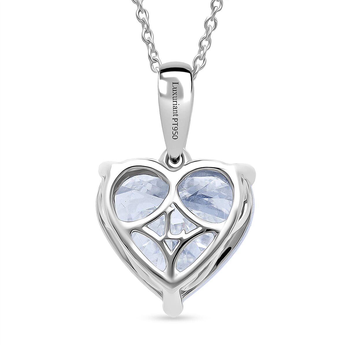 Doorbuster IGI Certified Luxuriant Lab Grown Diamond E-F VS 5.00 ctw Solitaire Pendant Necklace in 950 Platinum 5.50 Grams 20 Inches image number 3