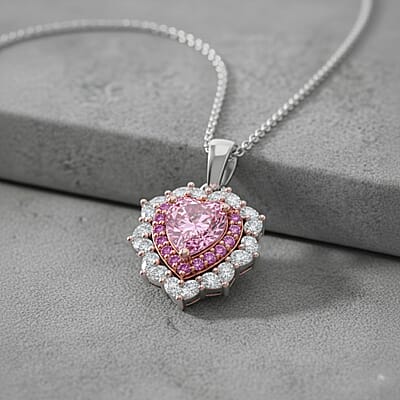 Pink Moissanite - Product card gallery slide 2 (10176718569785)