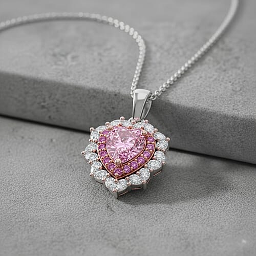 Pink Moissanite - Product card gallery slide 2 (9433124471039)