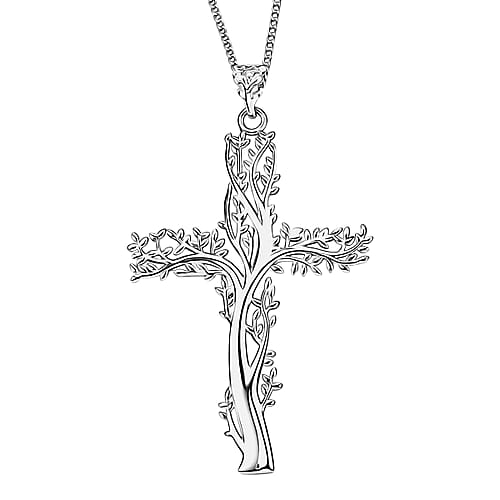 Rhodium Over Sterling Silver - Product card gallery slide 1 (10176718471481)