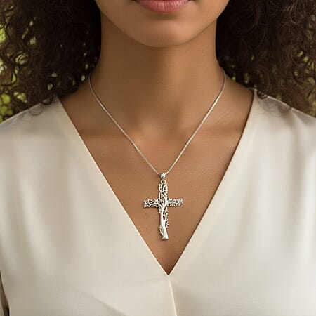 Rhodium Over Sterling Silver - Product card gallery slide 3 (10176718471481)