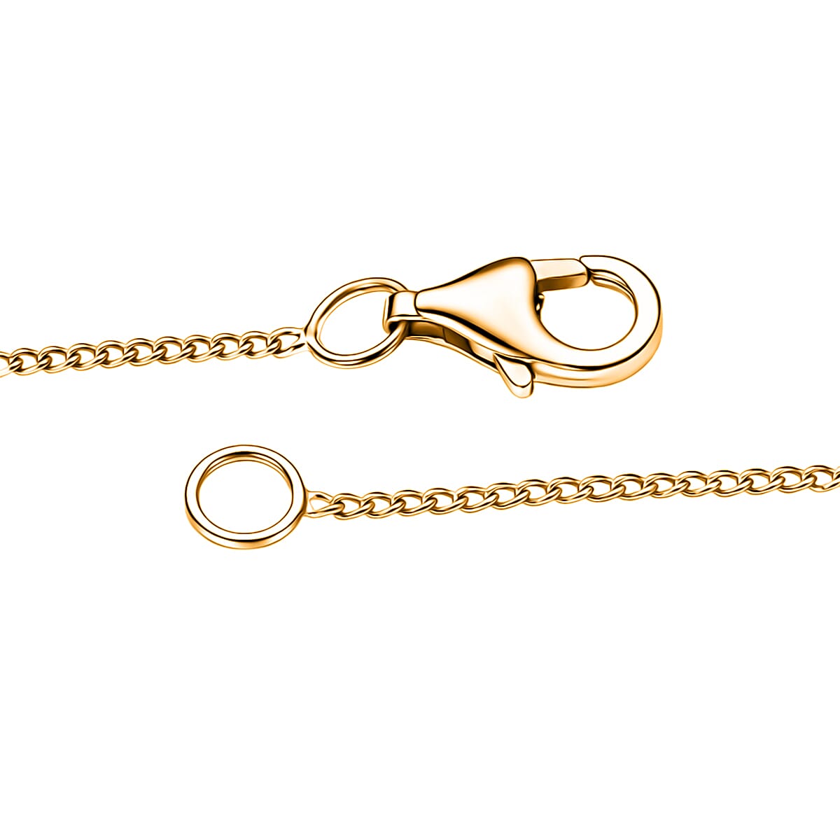 14K YG Over Sterling Silver Tree of Life Cross Pendant with ION Plated YG Stainless Steel Necklace (20 Inches) image number 3