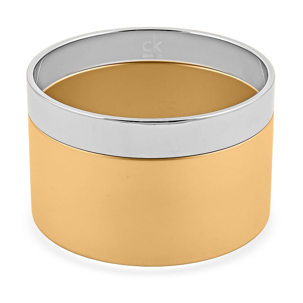  Calvin Klein Set of 2 - Satisfaction Bangle Bracelet in Stainless Steel (7.00 In) image number 0
