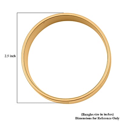  Calvin Klein Set of 2 - Satisfaction Bangle Bracelet in Stainless Steel (7.00 In)