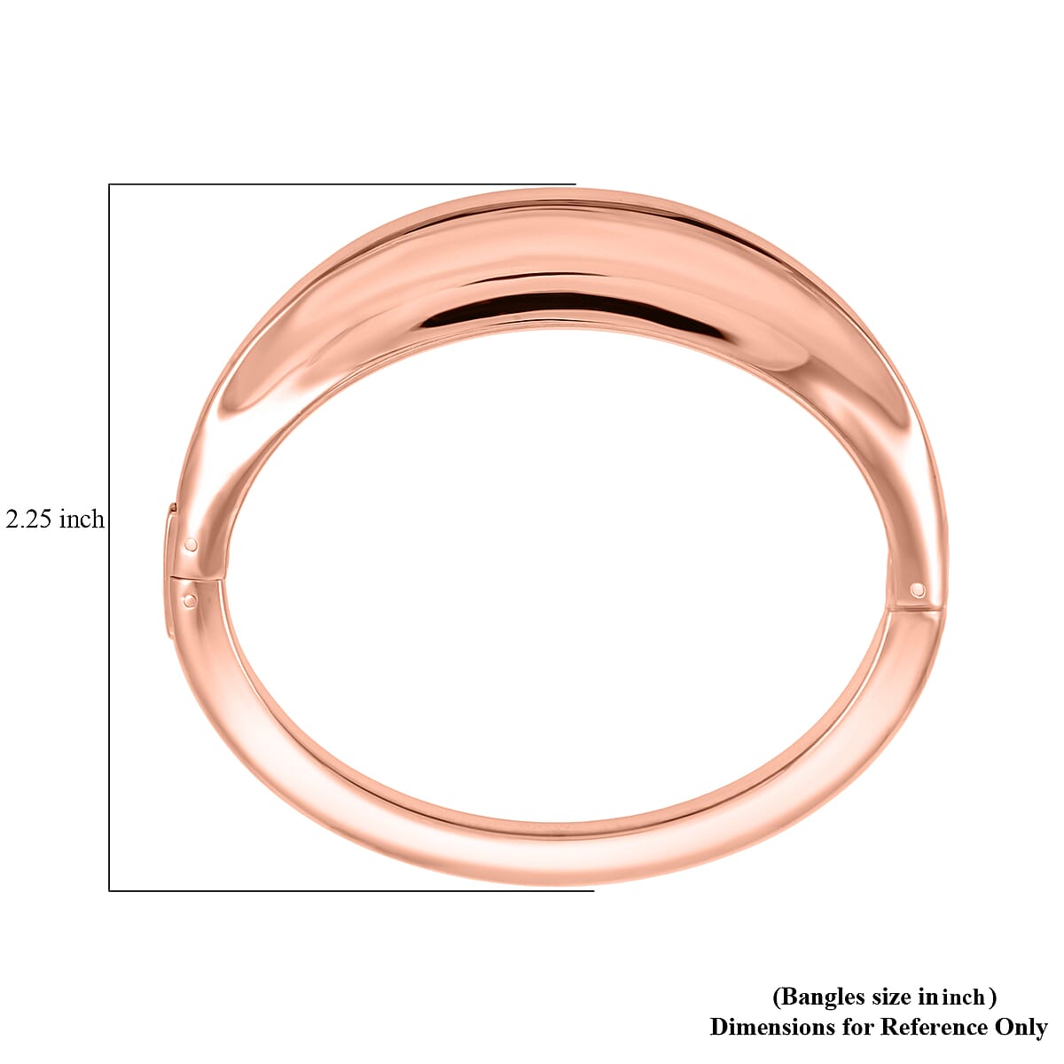Calvin Klein Set of 3 Island Bangle Bracelet in ION Plated YRG and Stainless Steel (5.50 In) image number 6