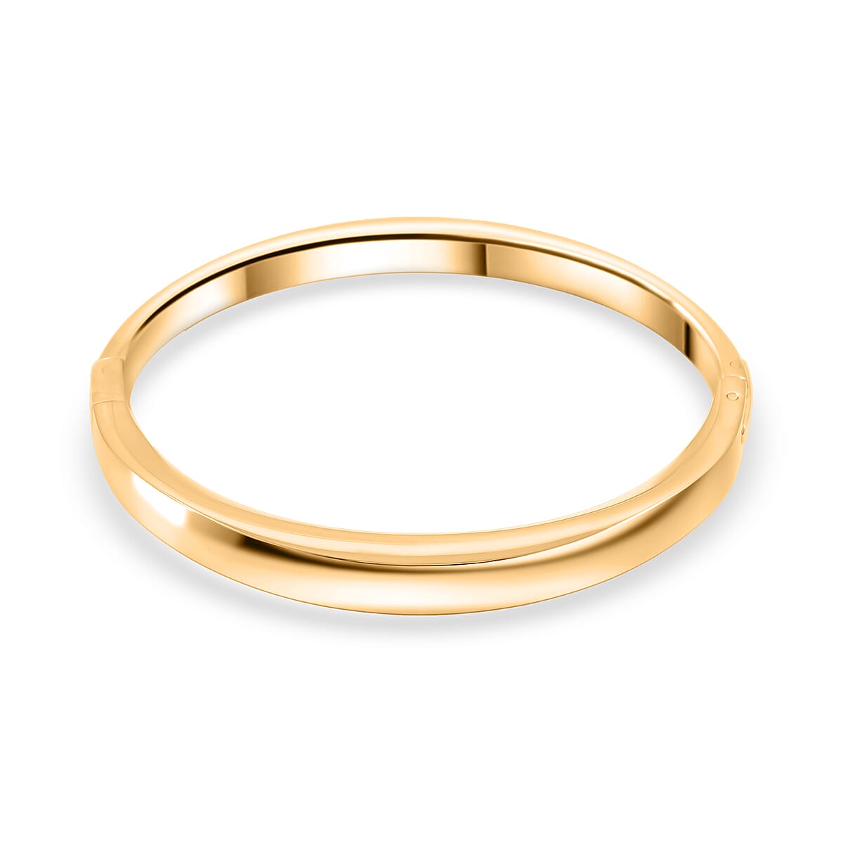 Calvin Klein Set of 3 Island Bangle Bracelet in ION Plated YRG and Stainless Steel (5.50 In) image number 7