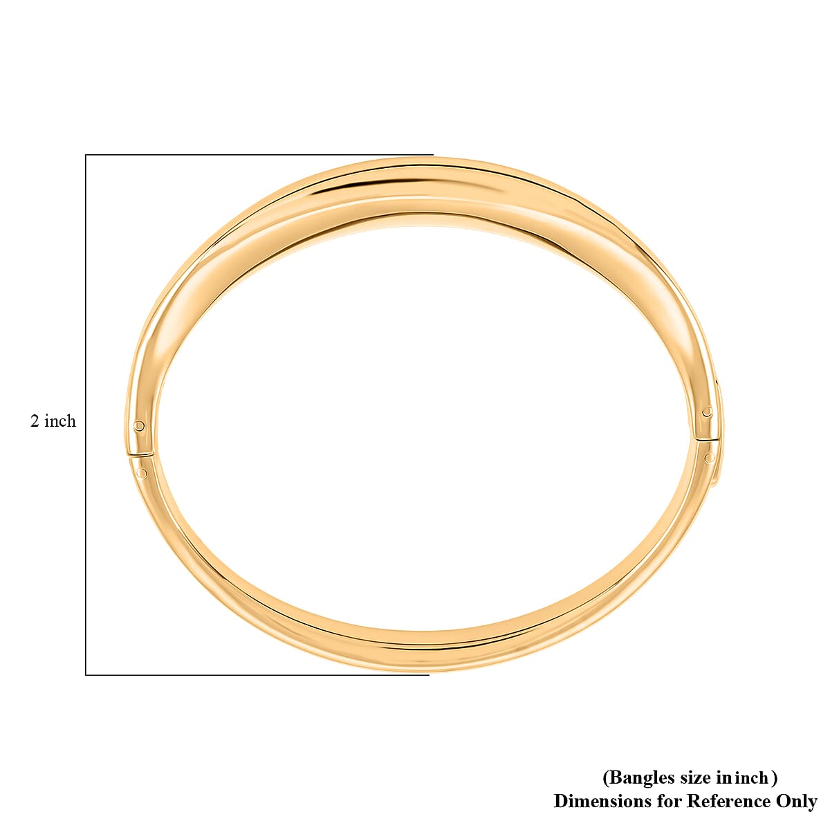 Calvin Klein Set of 3 Island Bangle Bracelet in ION Plated YRG and Stainless Steel (5.50 In) image number 8