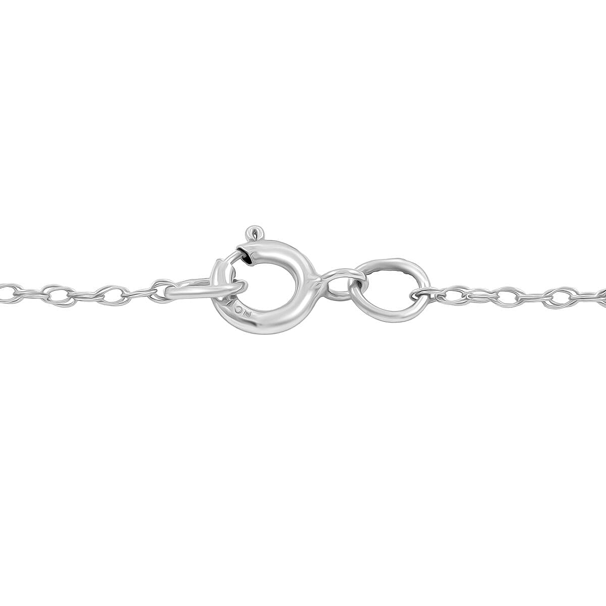 Luxuriant Lab Grown Blue Diamond (IR) and Lab Grown Diamond SI 1.50 ctw Pendant Necklace in 14K White Gold 18 Inches image number 4