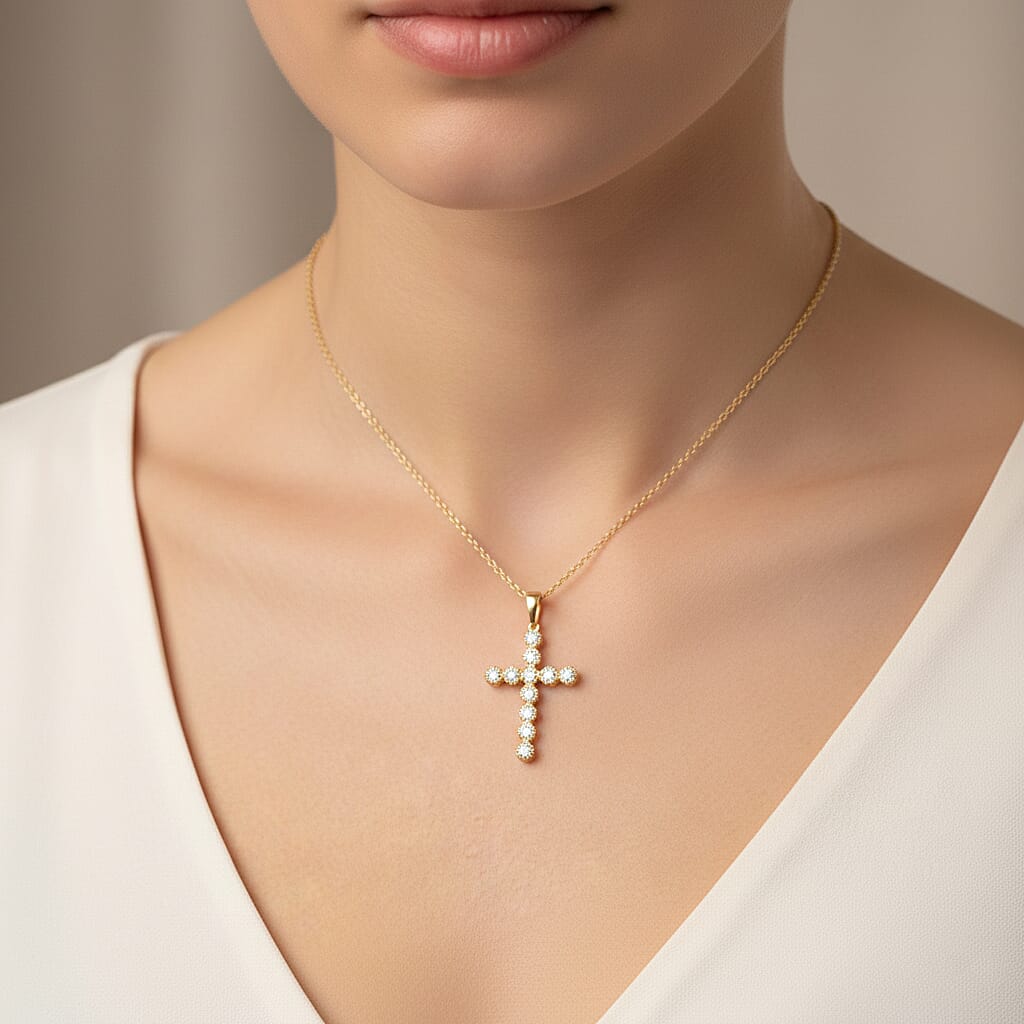 Yellow Gold Over Sterling Silver