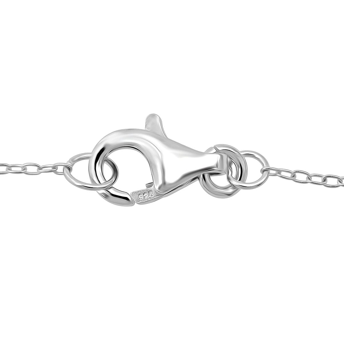 Doorbuster D'Joy Mangoro Aquamarine and Multi Gemstone 1.50 ctw Royal Heirloom Pendant Necklace in Rhodium Over Sterling Silver 20 Inches image number 5