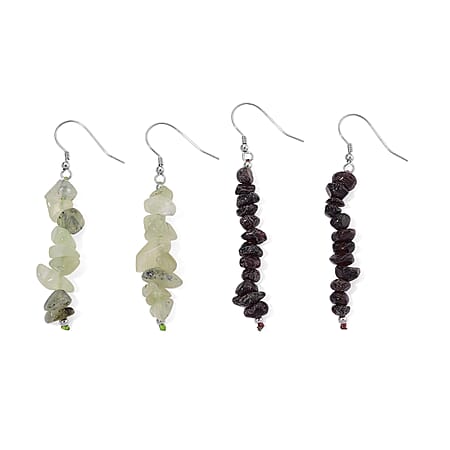 Prehnite & Garnet - Product card gallery slide 1 (10176720306489)