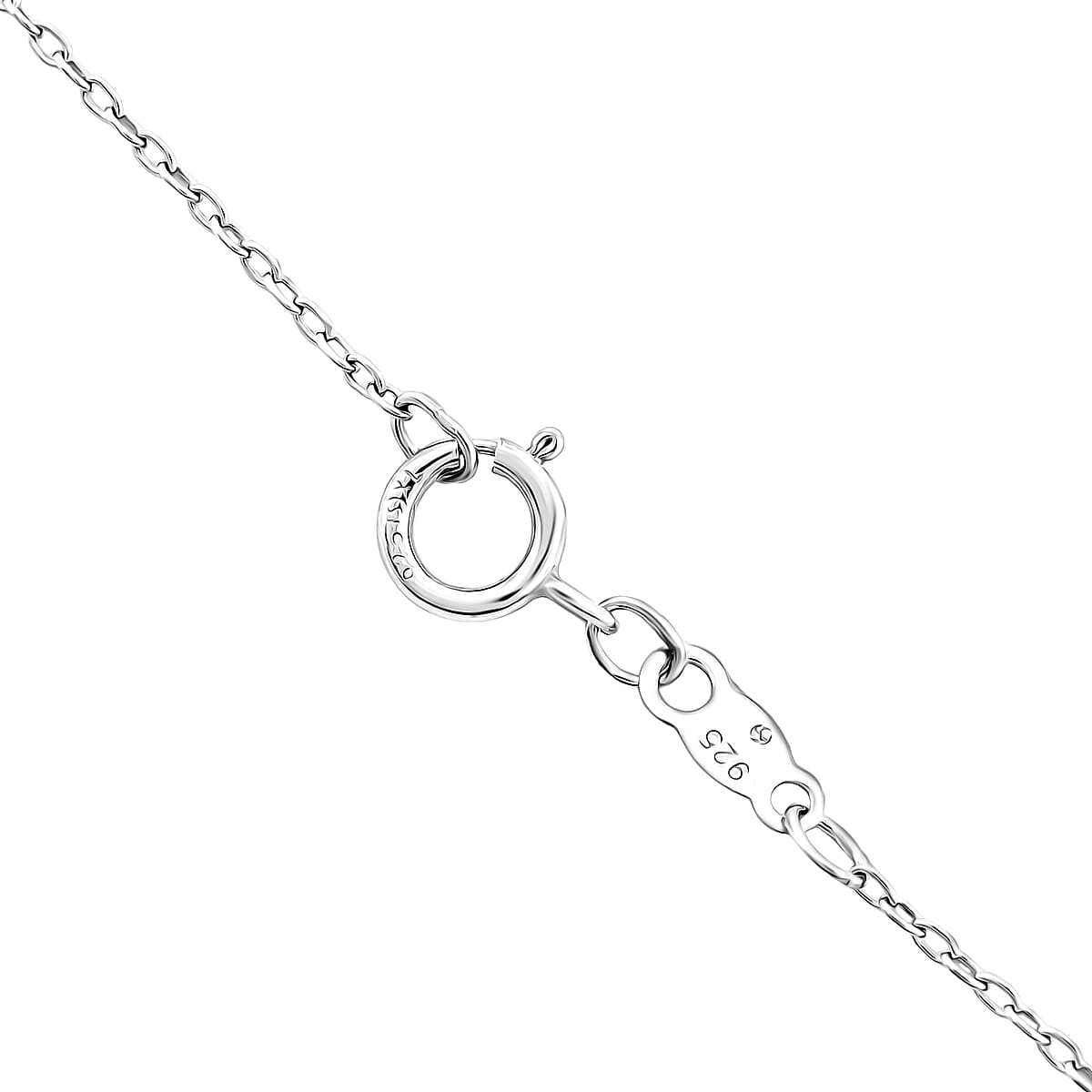 Diamond 0.25 ctw Pendant Necklace in 14K YG Over and Sterling Silver 18 Inches image number 4