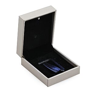 Gray Faux Leather and Black Velvet LED Light Packaging Box (Fitted 10mm Sheet)