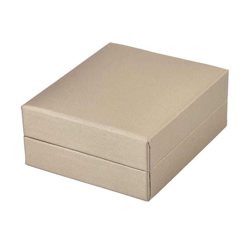 Gray Faux Leather and Black Velvet LED Light Packaging Box (Fitted 10mm Sheet)