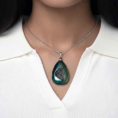 Green Mystic Druzy Quartz - Product card gallery slide 3 (10176720666937)