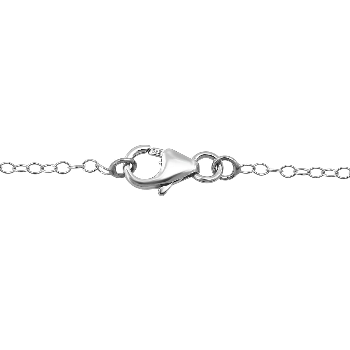 D'Joy Multi Tourmaline Pendant Necklace in Rhodium Over Sterling Silver 0.90 ctw (20 Inches) image number 5