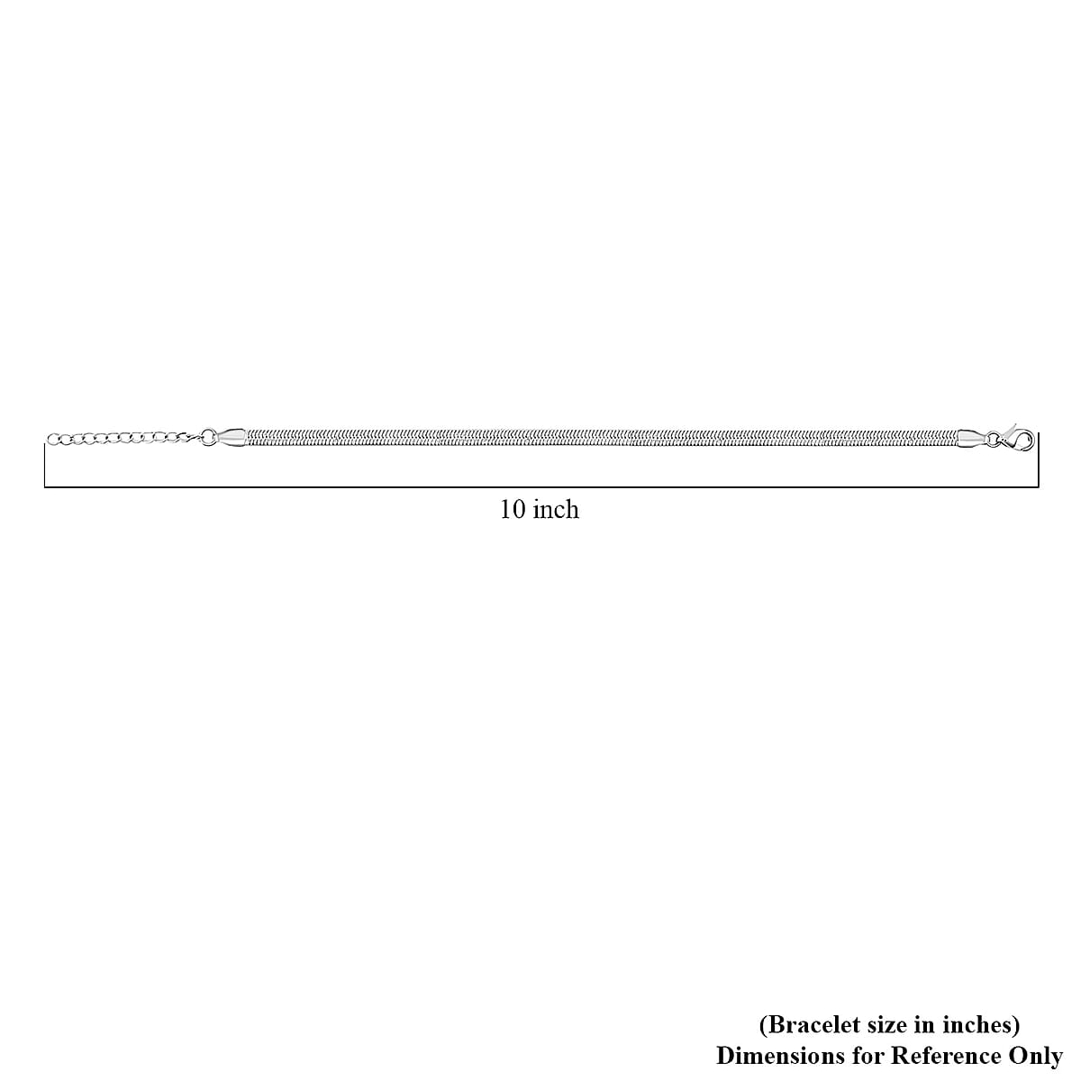 Herringbone Chain Bracelet (8.50In) and Necklace (24 Inches) in Stainless Steel image number 8