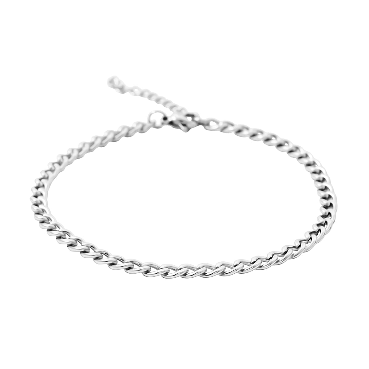 Cuban Chain Bracelet (8.50In) and Necklace (24 Inches) in Stainless Steel image number 6