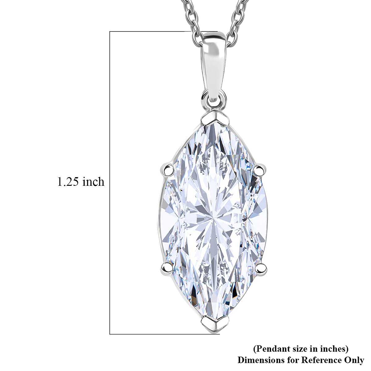 IGI Certified Luxuriant Lab Grown Diamond Pendant Necklace in 950 Platinum  10.10 ctw (20 Inches) (G, VS) image number 5
