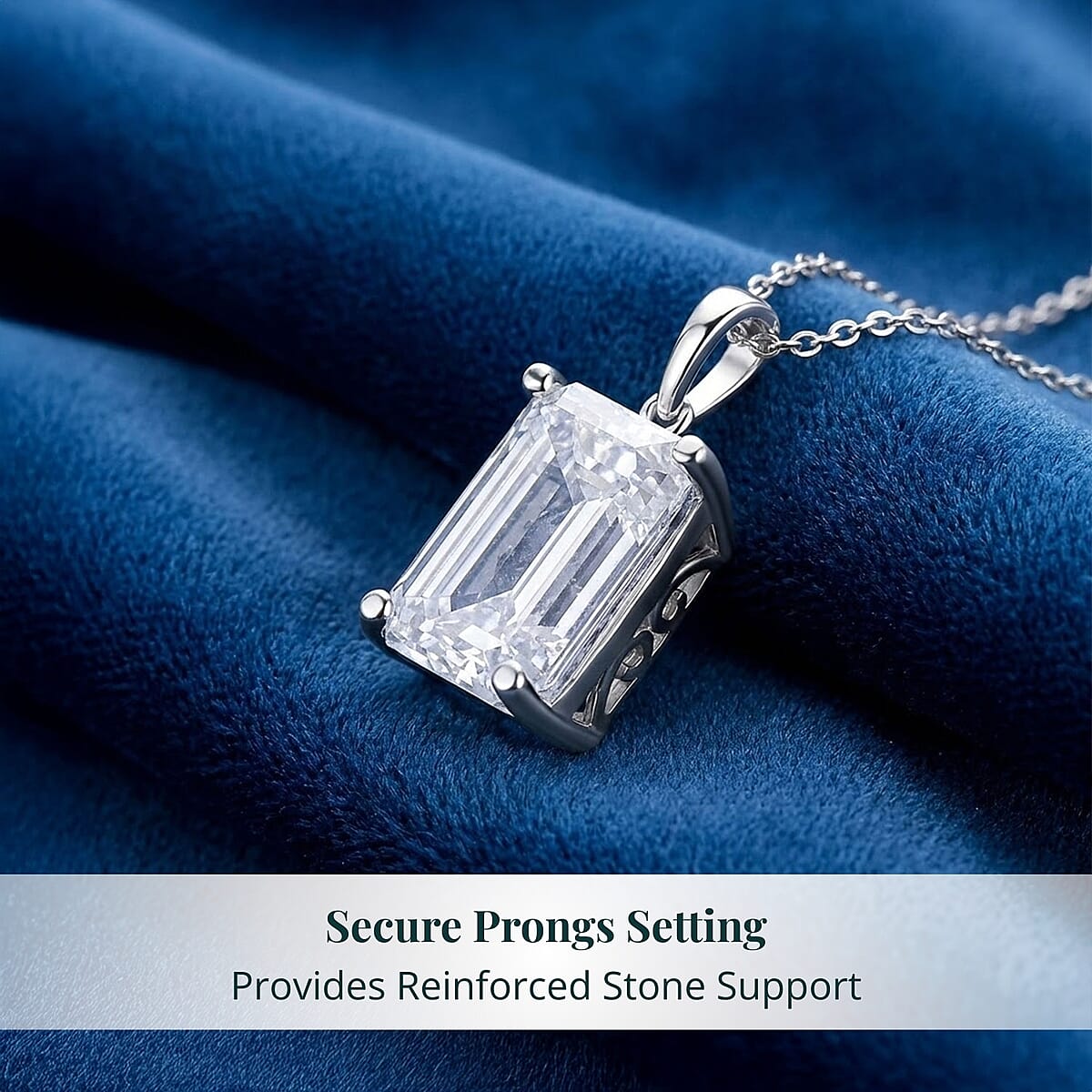 IGI Certified Luxuriant Lab Grown Diamond Pendant Necklace in 950 Platinum 10.10 ctw (20 Inches) (G, VS) image number 4