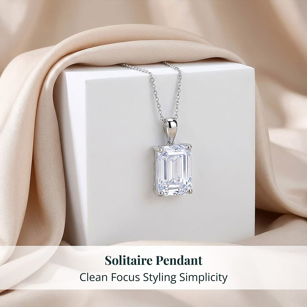 IGI Certified Luxuriant Lab Grown Diamond Pendant Necklace in 950 Platinum 10.10 ctw (20 Inches) (G, VS) image number 5