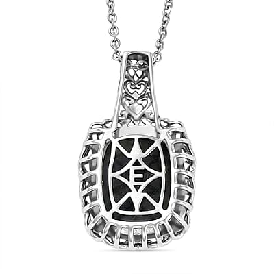 EverTrue 3 Piece Set - Malagasy Labradorite 30.40 ctw Earrings, Ring (Size 6) and Pendant in ION Plated 18K YG and Platinum Bond with Stainless Steel Necklace 20 Inches