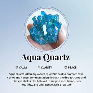 Aqua Quartz, Red Aventurine Angel Wing Heart Pendant in Silvertone with Stainless Steel Necklace 38.00 ctw (20 Inches)